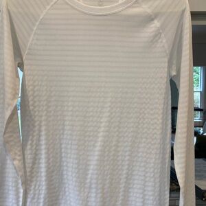 Bright White Long Sleeve Training Top